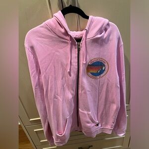 Aviator nation neon pink hoodie